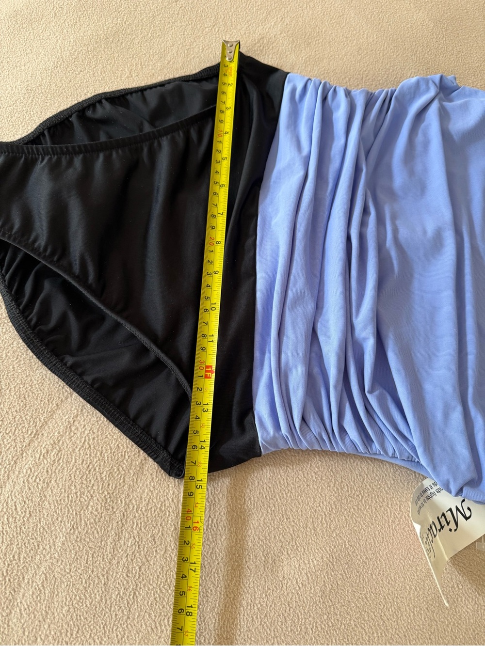 Miraclesuit Size 12 One Piece Swimsuit Tummy Control Colorblock DEFECT - Picture 16 of 16